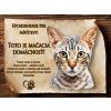 SK058 Cedulka Ocicat