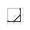 310021616 corner 16 cube hlinikovy profil pro led pasek vykres