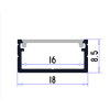 vyrp11 117LED profil SURFACE 8 r