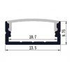 vyrp11 122LED profil WIDE UP r