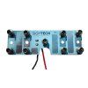 PCB rozdělovač pro DC konektory | 9 x 2,1/5,5 | 134x44 mm