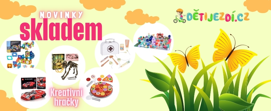 Novinky skladem, kreativní hračky