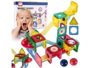 magneticka stavebnice Magnet Blocks 78 dilku