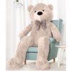 plysovy medved Kvido 190 sedy