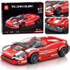 Sportovní červené auto 917 technická stavebnice 355 dílků