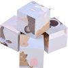 Dřevěné kostky puzzle obrázky zvířat