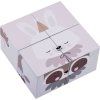 Dřevěné kostky puzzle obrázky zvířat