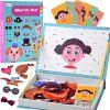 Magnetické puzzle veselé tváře 55 ks