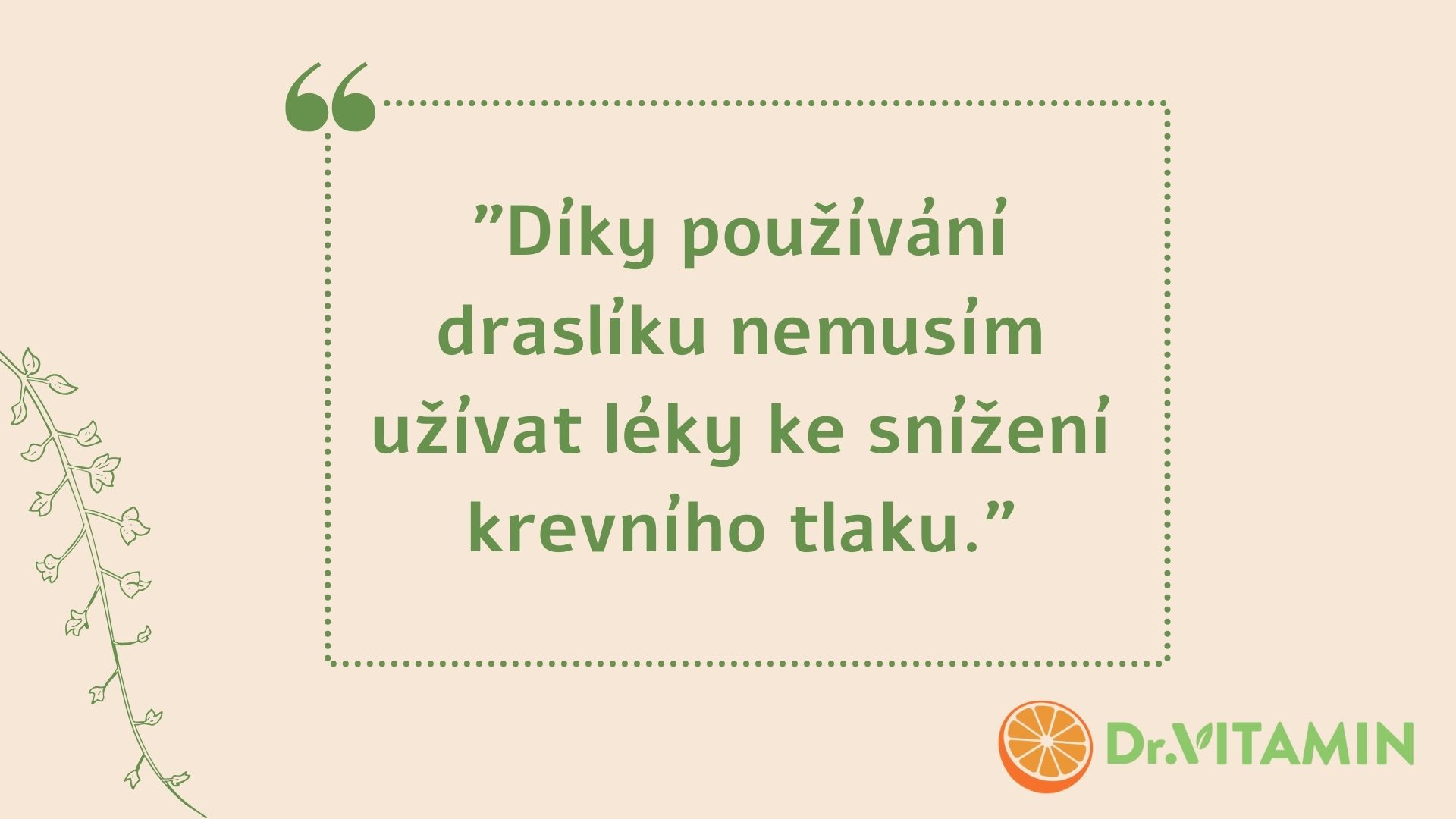 Díky používání draslíku nemusím užívat léky ke snížení krevního tlaku