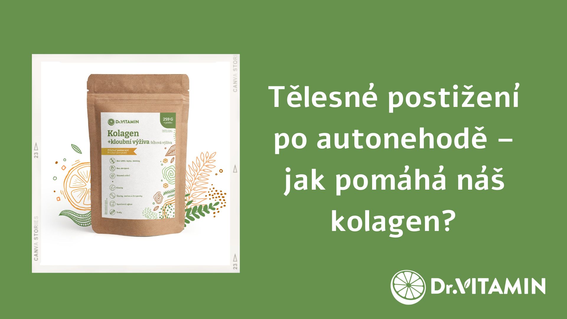 Tělesné postižení po autonehodě – jak pomáhá náš kolagen?