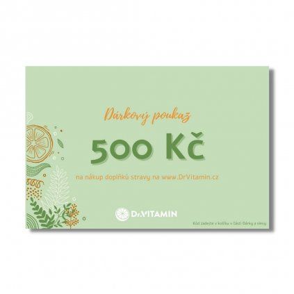 Dr.Vitamin Dárkový poukaz 500 Kč
