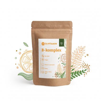 Dr.Vitamin B-komplex B1,B2,B3,B5,B6,B7,B9,B10,B12 - 60 tab.
