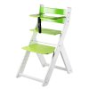 Rostoucí židle LUCA BÍLÁ ZELENÁ