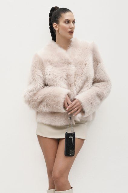 Shearling Jacket Magda - CREAM