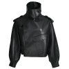 Sofi Leather Jacket - BLACK