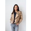 Sofi Leather Jacket - CARAMEL