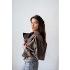 Sofi Leather Jacket - CHOCOLATE
