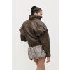 Kožená bunda Samantha - VINTAGE BROWN