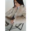 Oboustranná shearling bunda Magda - CREAM  TOSCANA