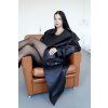 Leather Trenchcoat Magnolia - BLACK