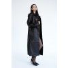 Leather Trenchcoat Magnolia - BLACK