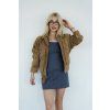 Suede Bomber The Field - TANNIN  SUEDE LEATHER