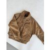 Suede Bomber The Field - TANNIN  SUEDE LEATHER