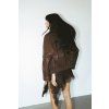 Leather Bomber Frida - WALNUT