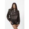 Sofi Leather Jacket - ESPRESSO