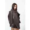 Sofi Leather Jacket - ESPRESSO
