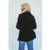 Kožené sako Hourglass - SUEDE BLACK