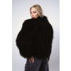 Mongolian Coat Chic 55 - BLACK