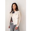 Sofi Leather Jacket - CREAM