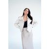 Sofi Leather Jacket - CREAM