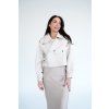 Sofi Leather Jacket - CREAM