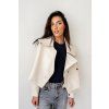 Sofi Leather Jacket - CREAM