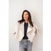 Sofi Leather Jacket - CREAM