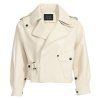 Sofi Leather Jacket - CREAM