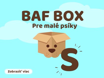 Jednorazový BAF BOX- S pre malé psíky