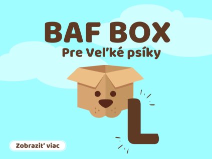 Jednorazový BAF BOX- L pre veľké psíky