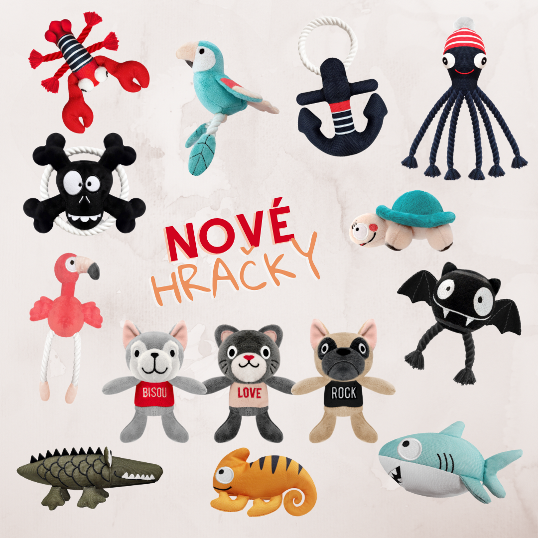 Nové hračky pro pejsky