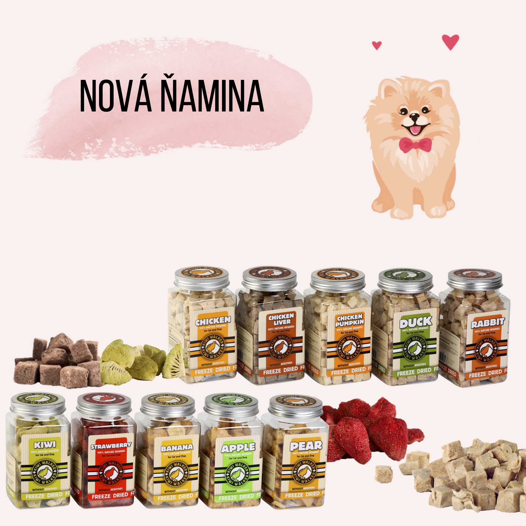 Zdravé pamlsky pro pejsky a kočky