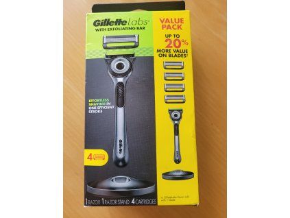 Gillette Labs strojek  4ks hlavic (nevyhřívaný)