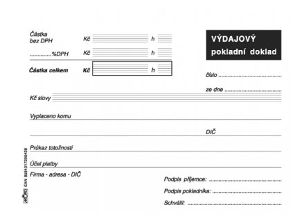 043 Výdajový pokladní dokl