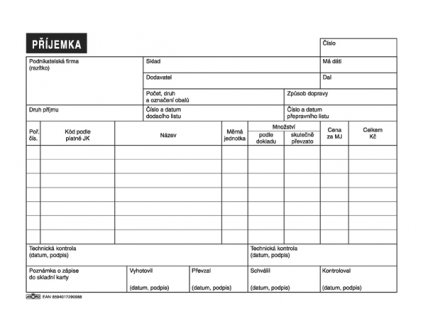 098 Příjemka A5 na lež