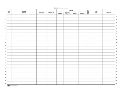 111 Kniha došlých a odeslaných fa A4