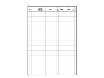 115 Kniha došlé pošty A4 Stránka 1