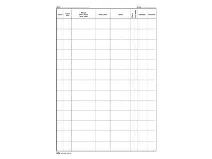 116 Kniha odeslané pošty A4 Stránka 1