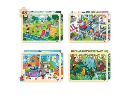 set places puzzles 4 units4