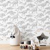tapeta dino white 5